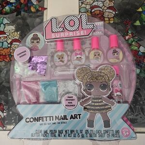 L.O.L. Surprise! Confetti Nail Art Set - Pink and Purple
